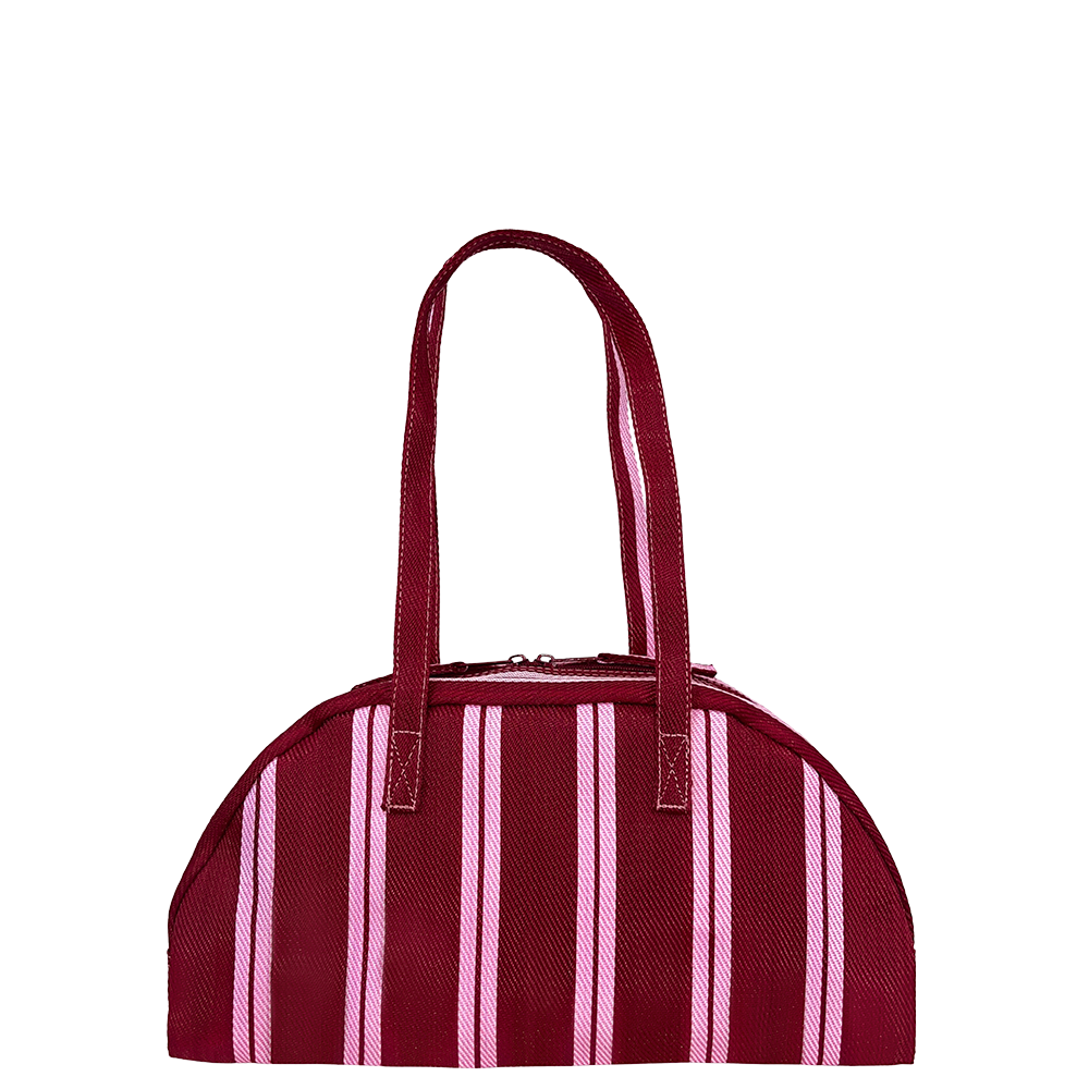 *PRE-ORDER* Arc Shoulder Bag - Ultra Pink & Malbec