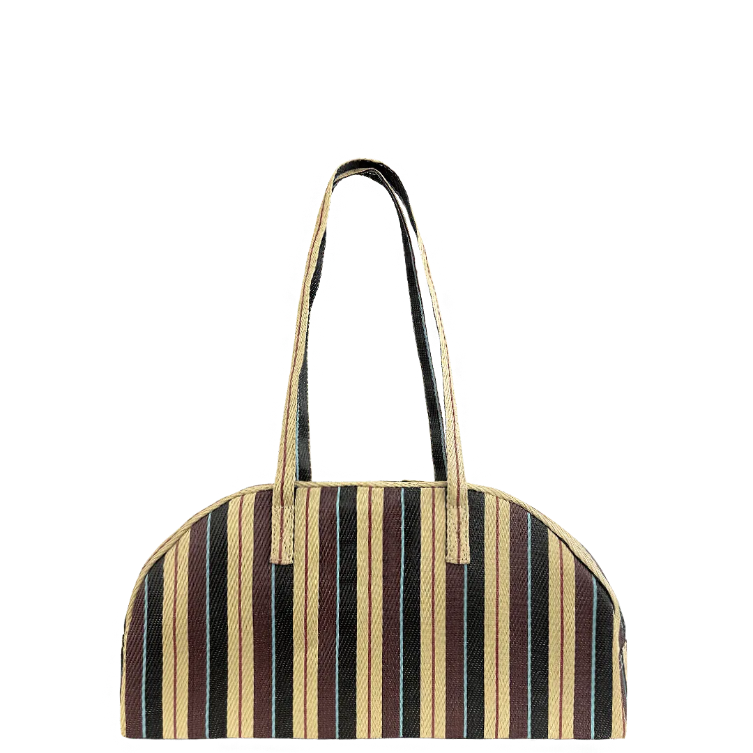 Arc Shoulder Bag - Marzipan & Cola