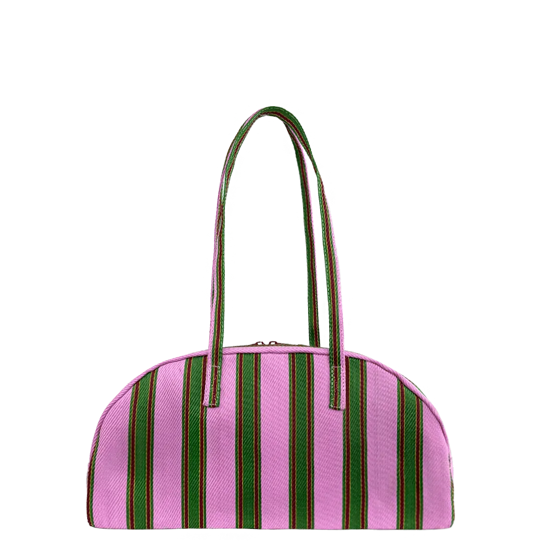 Arc Shoulder Bag - Sherbet & Evergreen