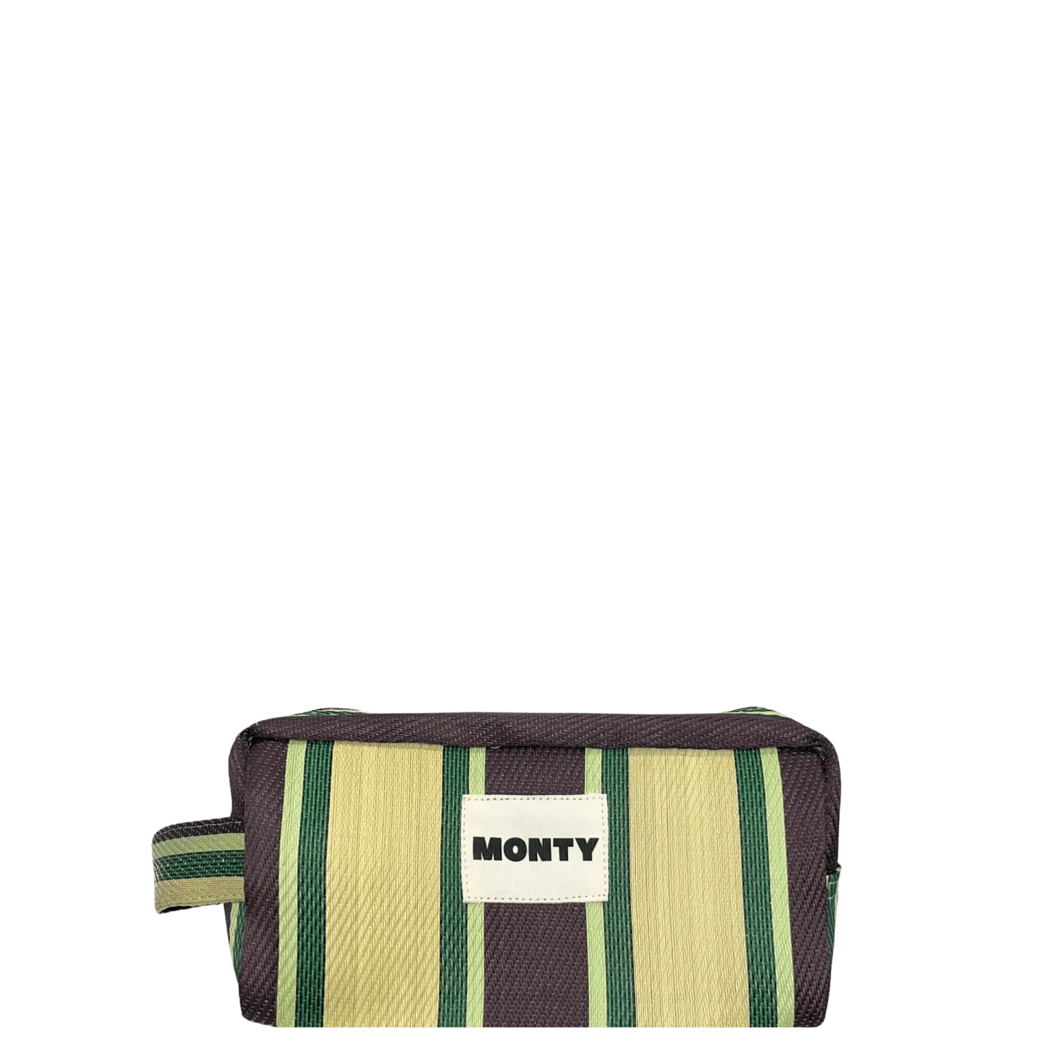 Cosmetic Bag - Butter Yellow & Espresso