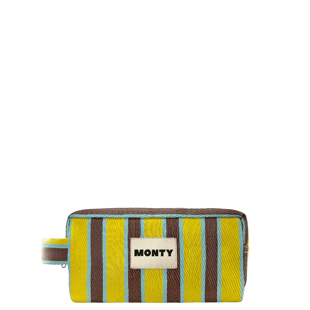 Cosmetic Bag - Suede & Marigold