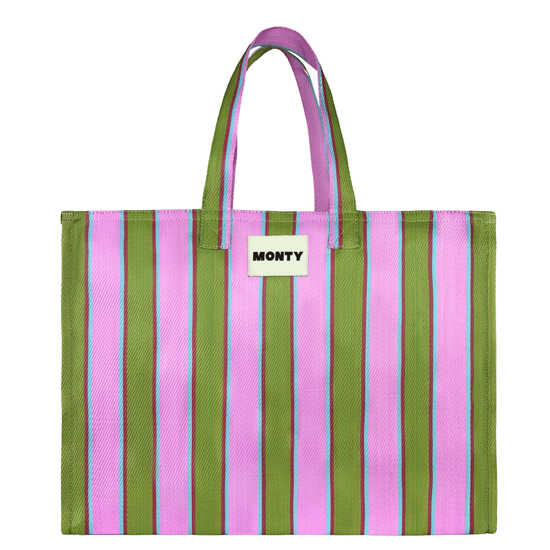 *PRE-ORDER* Large Shoulder Bag - Flamingo & Matcha