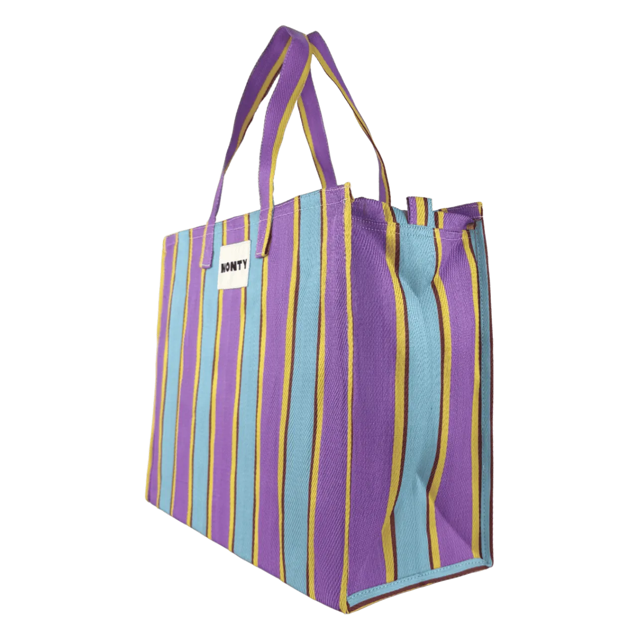 Large Shoulder Bag - Lavender & Celeste