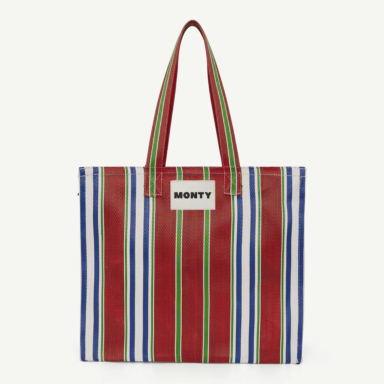 Medium Shoulder Bag - Sangria & Cobalt