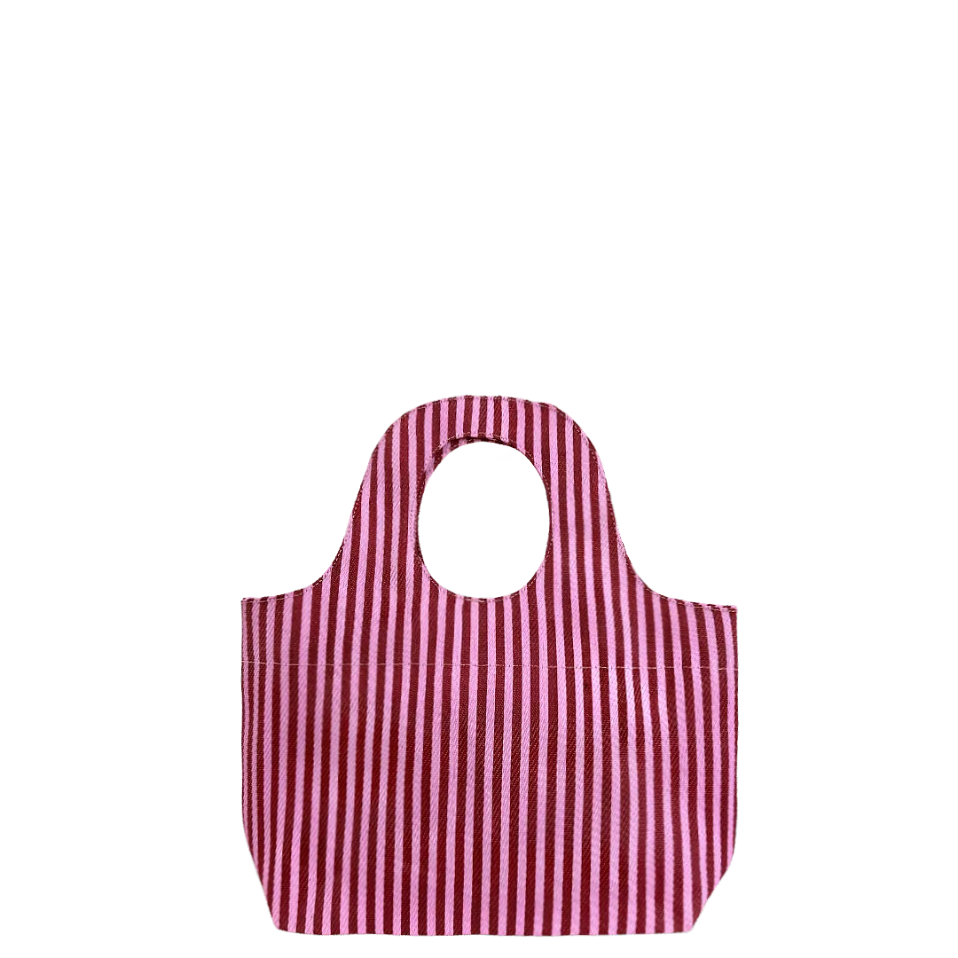 Oval Bag - Oxblood & Petal