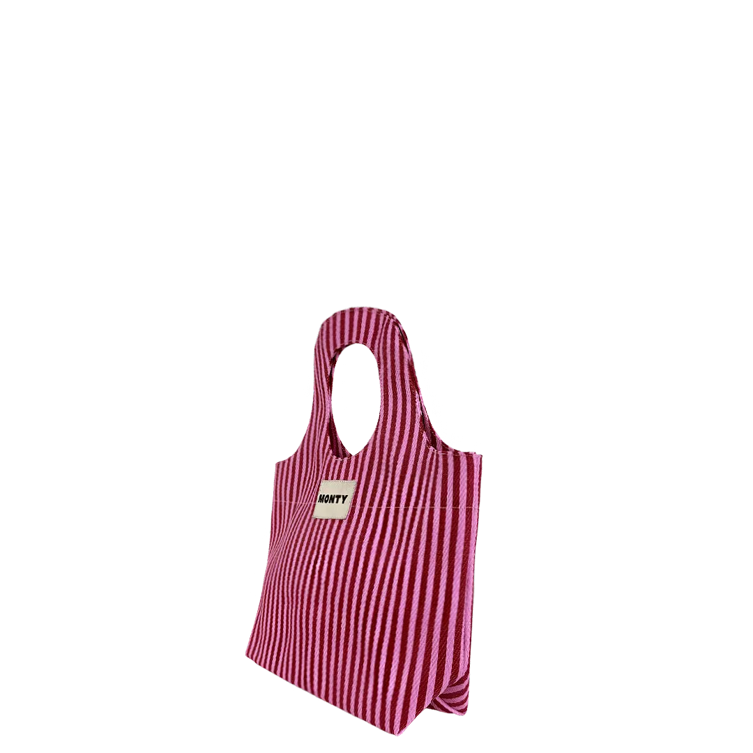 Oval Bag - Oxblood & Petal