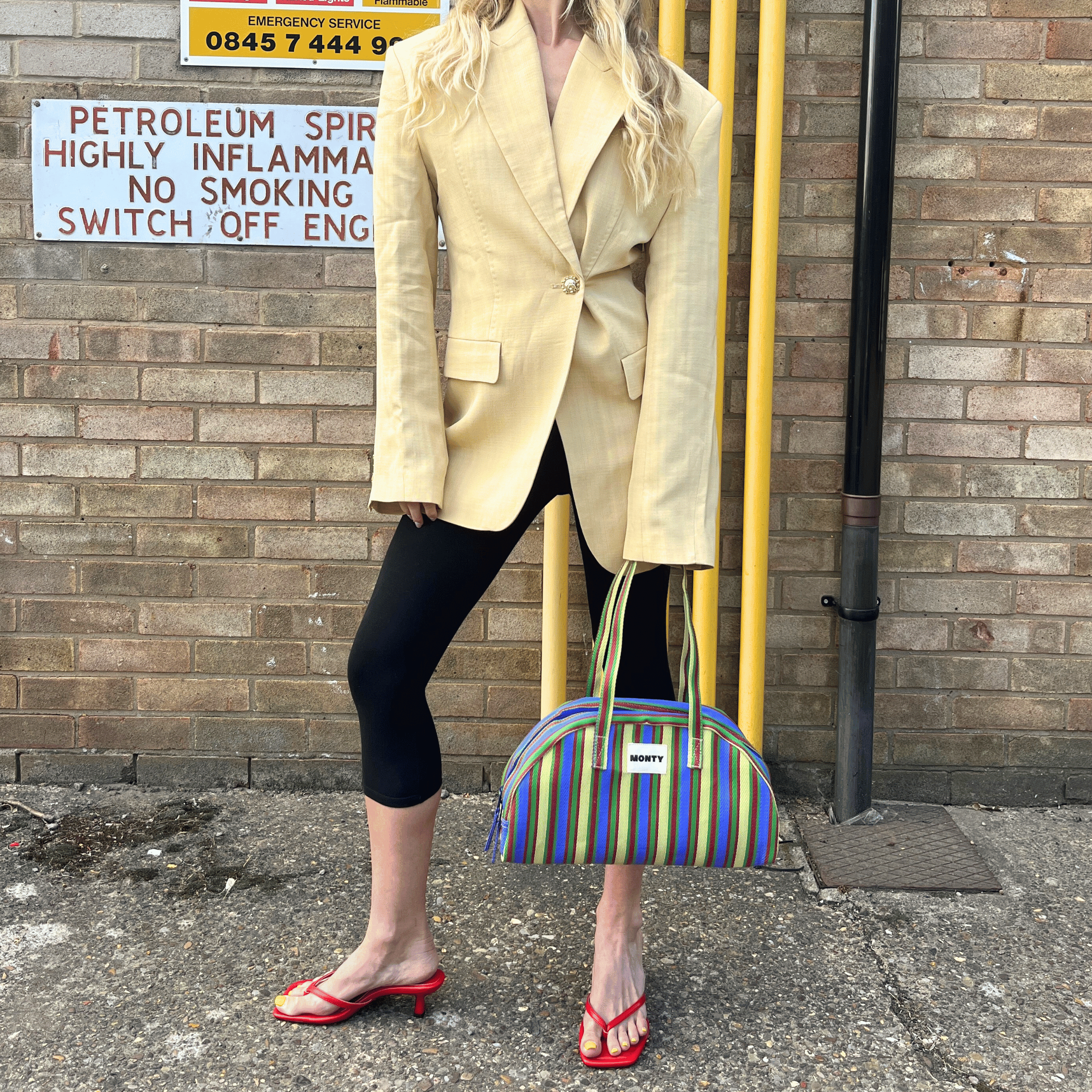 *PRE-ORDER* Arc Shoulder Bag - Capri & Limoncello