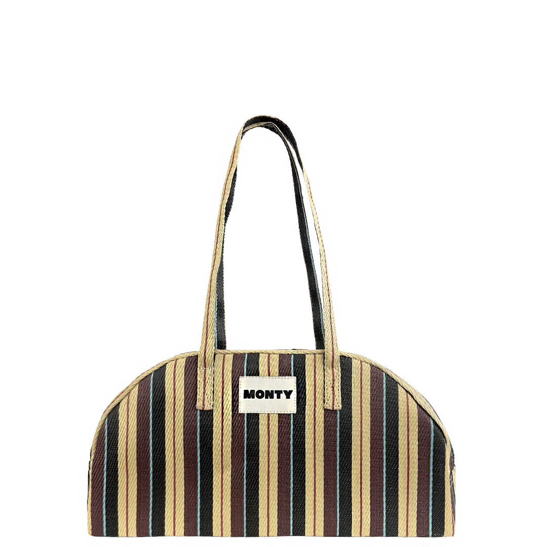 Arc Shoulder Bag - Marzipan & Cola