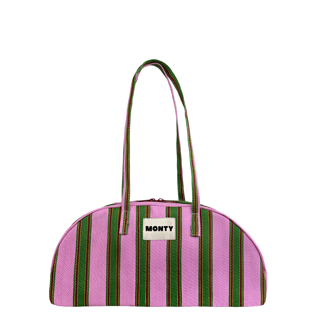 Arc Shoulder Bag - Sherbet & Evergreen