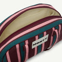 Arc Organic Cotton bag in Damson & Regatta, inside view