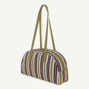 Arc Organic Cotton bag in Fig & Sage, back view