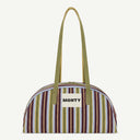 Arc Organic Cotton bag in Fig & Sage, front view