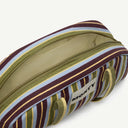 Arc Organic Cotton bag in Fig & Sage, inside view