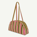 Arc Organic Cotton bag in Soft Pear & Posy, back view