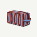 Cosmetic Organic Cotton bag in Sienna & Haze, back view