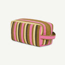 Cosmetic Organic Cotton bag in Soft Pear & Posy, back view