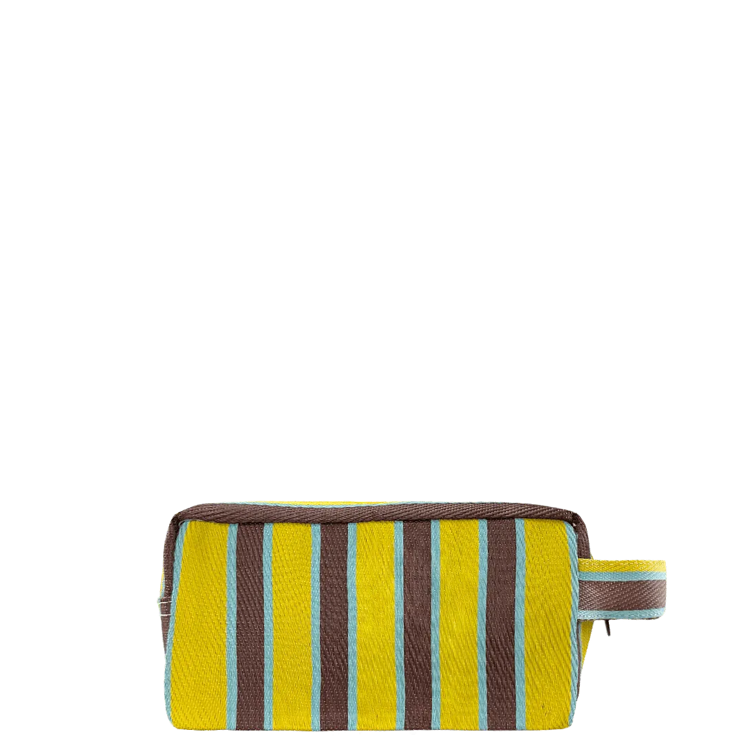 Cosmetic Bag - Suede & Marigold