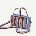 Dinky Organic Cotton bag in Palma Violet & Russet, back view
