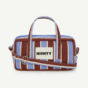 Dinky Organic Cotton bag in Palma Violet & Russet, front view