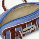 Dinky Organic Cotton bag in Palma Violet & Russet, inside view