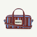 Dinky Organic Cotton bag in Sienna & Haze, front view