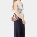 Dinky Organic Cotton bag in Sienna & Haze, model shot