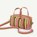Dinky Organic Cotton bag in Soft Pear & Posy, back view