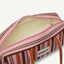 Domino Organic Cotton bag in Lychee & Terracotta, inside view