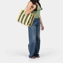 Medium Organic Cotton - Butter Yellow & Espresso