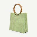 Halo Recycled Nylon bag in Mojito & Palm, back view