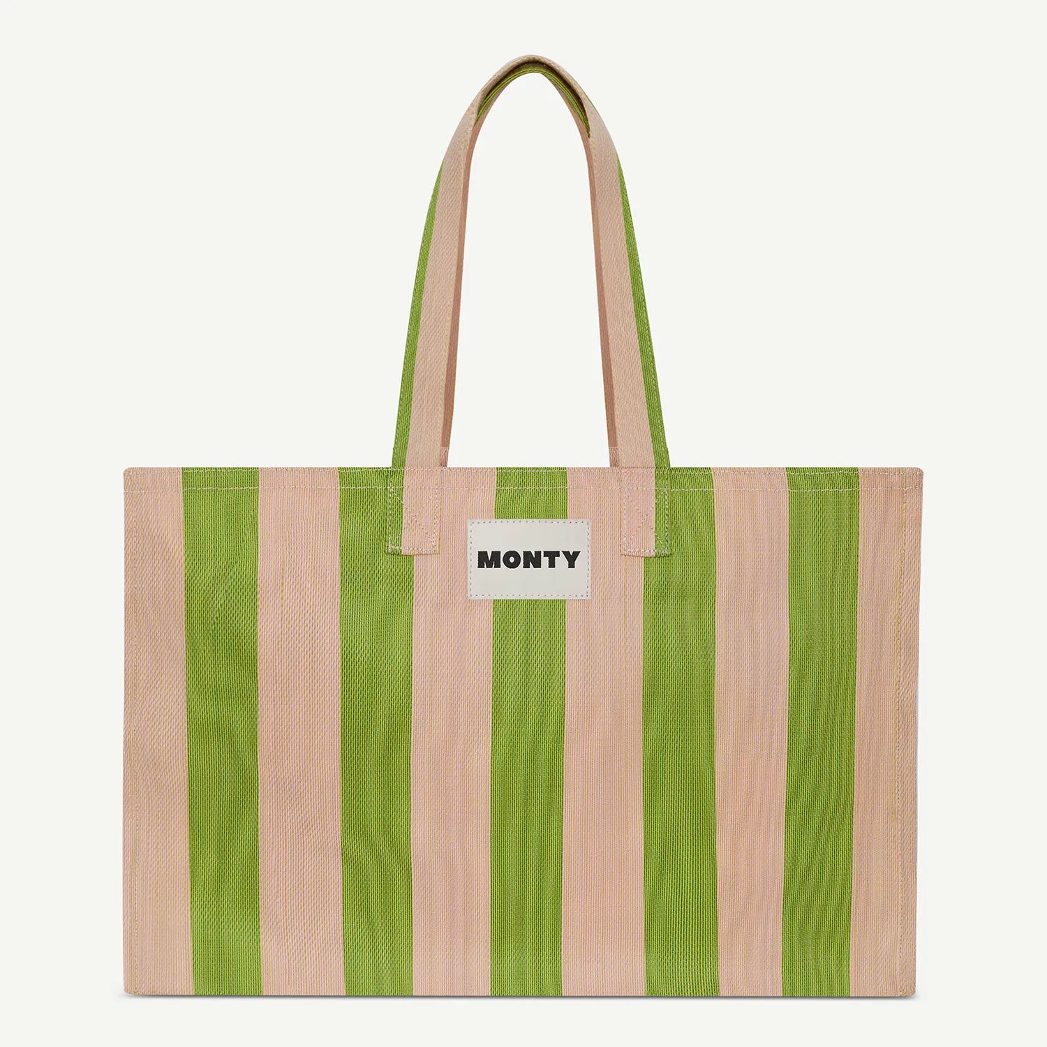 Large Shoulder Bag - Champagne & Fern