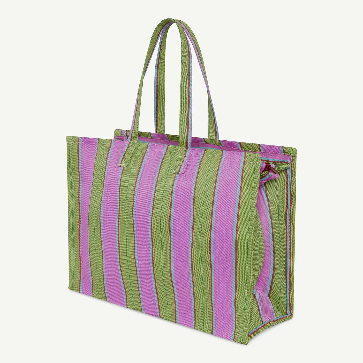 Large Shoulder Bag - Flamingo & Matcha