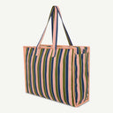 Large Organic Cotton bag in Earth & Nectar, back view