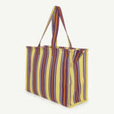 Large Organic Cotton - Plum & Custard