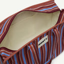 Large Organic Cotton bag in Sienna & Haze, inside view