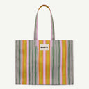 Large Recycled Nylon bag in Floss & Papaya, front view