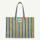 Large Recycled Nylon - Straw & Celeste