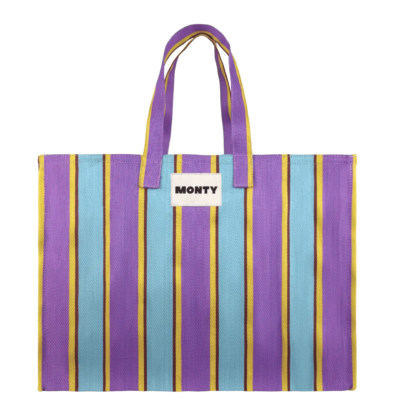 Large Shoulder Bag - Lavender & Celeste