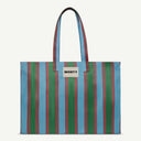 Large Recycled Nylon - Parakeet & Maroon