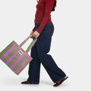 Medium Recycled Nylon - Flamingo & Matcha