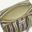 Medium Organic Cotton bag in Fig & Sage, inside view