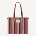 Medium Organic Cotton bag in Sienna & Haze, front view