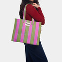 Medium Recycled Nylon - Flamingo & Matcha