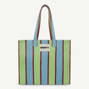 Medium Recycled Nylon - Spearmint & Sky