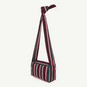 Nodo Organic Cotton bag in Damson & Regatta, back view