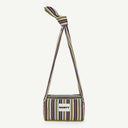 Nodo Organic Cotton bag in Fig & Sage, front view