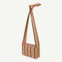 Nodo Organic Cotton bag in Soft Pear & Posy, back view