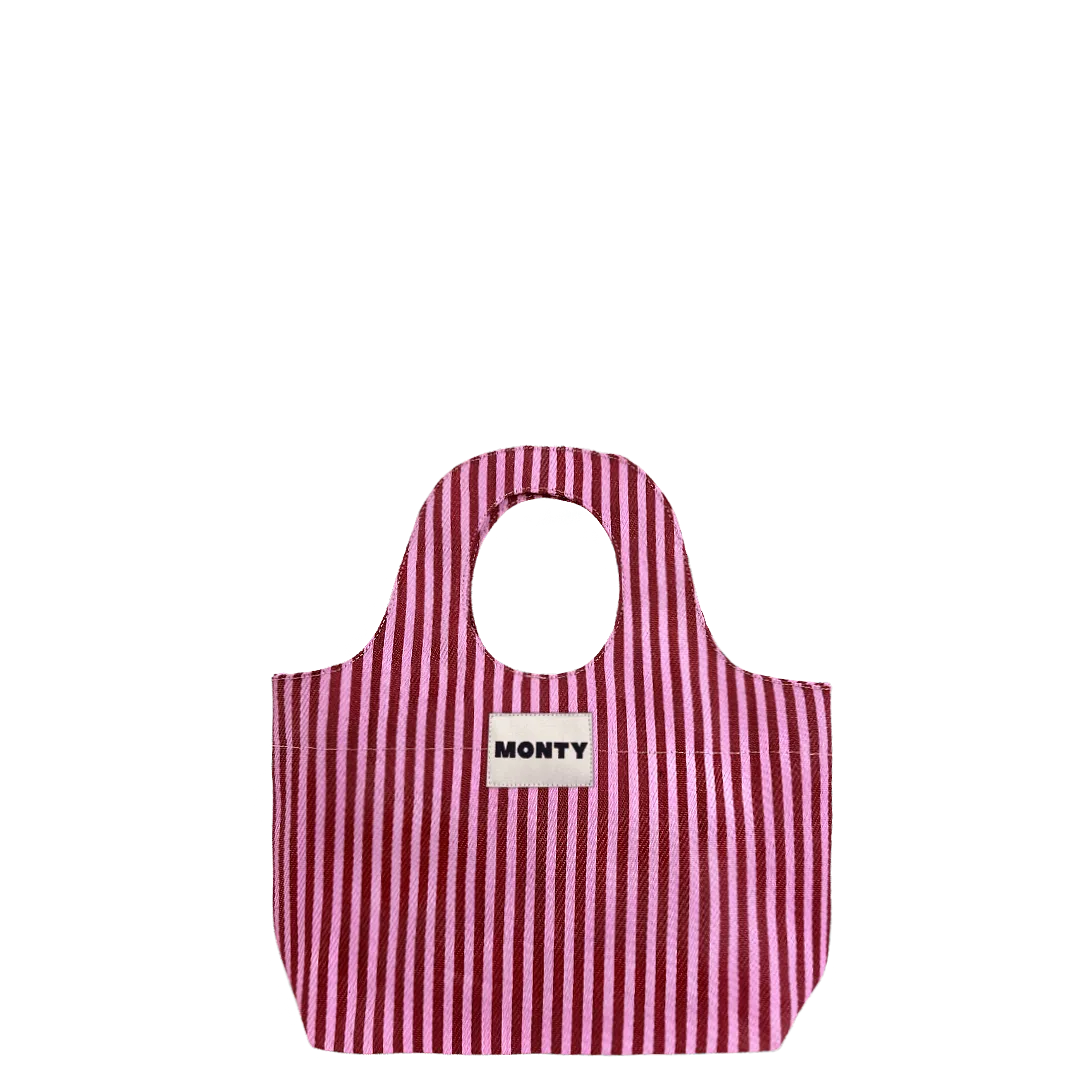 Oval Bag - Oxblood & Petal