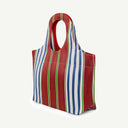 Oval Recycled Nylon - Sangria & Cobalt