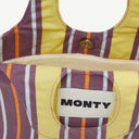 Oval Organic Cotton - Plum & Custard